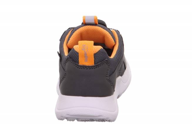 RUSH - Sneakers low with BOA Fit System Kids  Teens Grey/Orange NLL0536 Superfit Sneakers