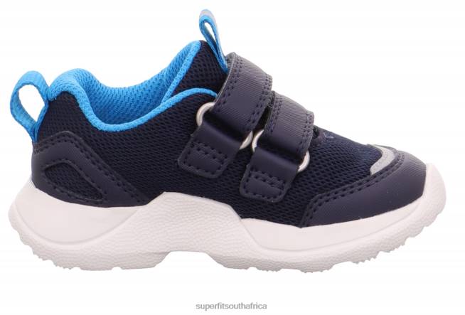 RUSH - Sneakers low with Velcro Fastener Babies Blue/Turquoise NLL0247 Superfit Low Sneakers