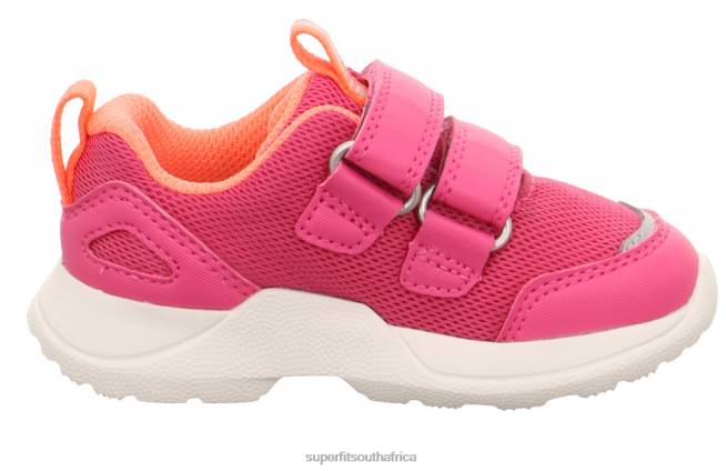 RUSH - Sneakers low with Velcro Fastener Babies Pink/Orange NLL0261 Superfit Low Sneakers