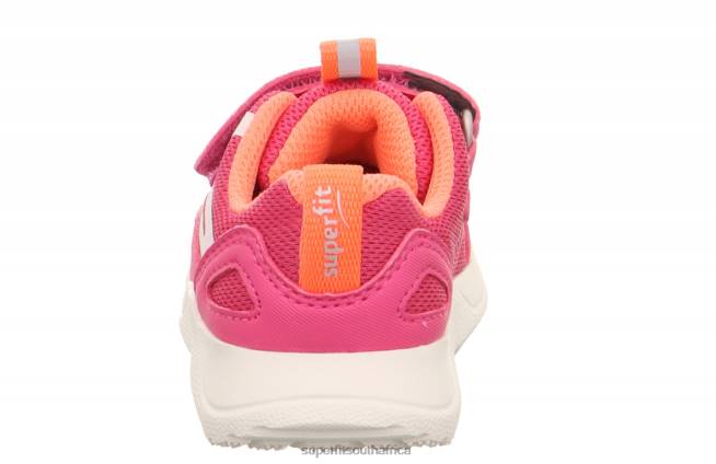 RUSH - Sneakers low with Velcro Fastener Babies Pink/Orange NLL0261 Superfit Low Sneakers