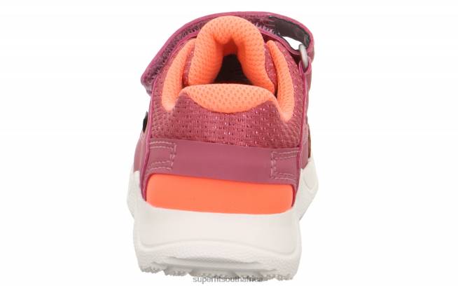 RUSH - Sneakers low with Velcro Fastener Babies Pink/Orange NLL0332 Superfit Low Sneakers