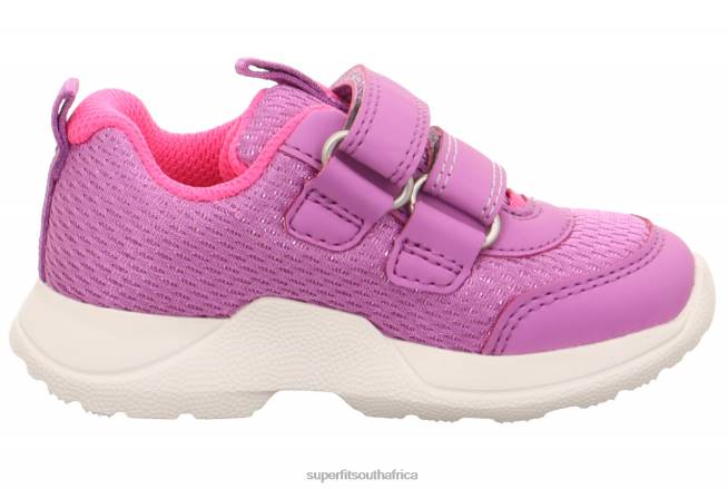 RUSH - Sneakers low with Velcro Fastener Babies Purple/Pink NLL0241 Superfit Low Sneakers