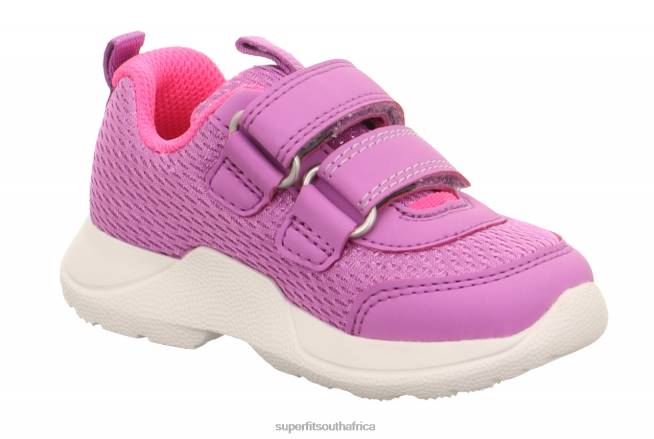 RUSH - Sneakers low with Velcro Fastener Babies Purple/Pink NLL0241 Superfit Low Sneakers