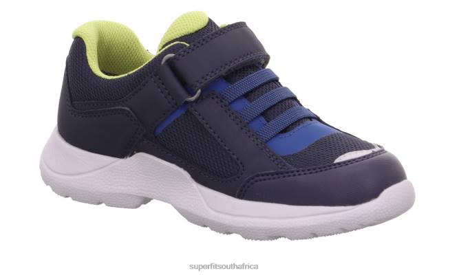 RUSH - Sneakers low with Velcro Fastener Kids  Teens Blue/Light Green NLL0524 Superfit Sneakers