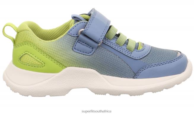 RUSH - Sneakers low with Velcro Fastener Kids  Teens Blue/Light Green NLL0533 Superfit Sneakers