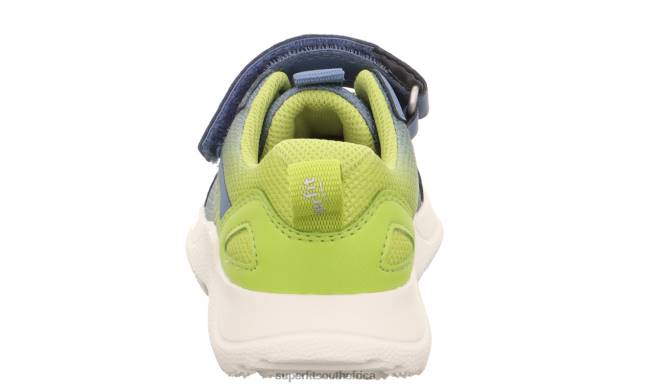 RUSH - Sneakers low with Velcro Fastener Kids  Teens Blue/Light Green NLL0533 Superfit Sneakers