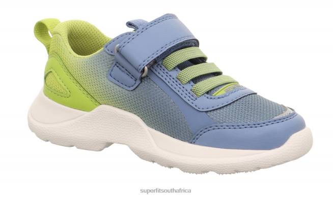 RUSH - Sneakers low with Velcro Fastener Kids  Teens Blue/Light Green NLL0533 Superfit Sneakers