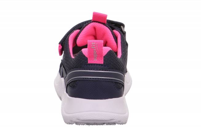 RUSH - Sneakers low with Velcro Fastener Kids  Teens Blue/Pink NLL0518 Superfit Sneakers