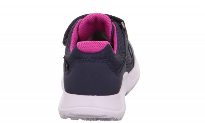 RUSH - Sneakers low with Velcro Fastener Kids  Teens Blue/Pink NLL0537 Superfit Sneakers