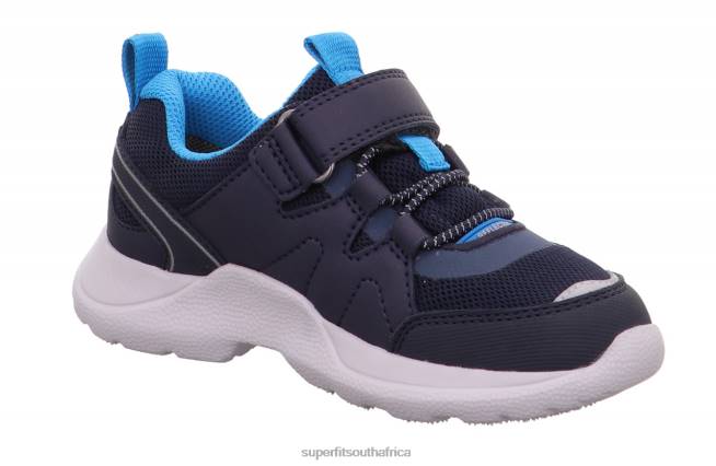 RUSH - Sneakers low with Velcro Fastener Kids  Teens Blue/Turquoise NLL0535 Superfit Sneakers