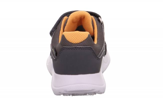 RUSH - Sneakers low with Velcro Fastener Kids  Teens Grey/Orange NLL0527 Superfit Sneakers