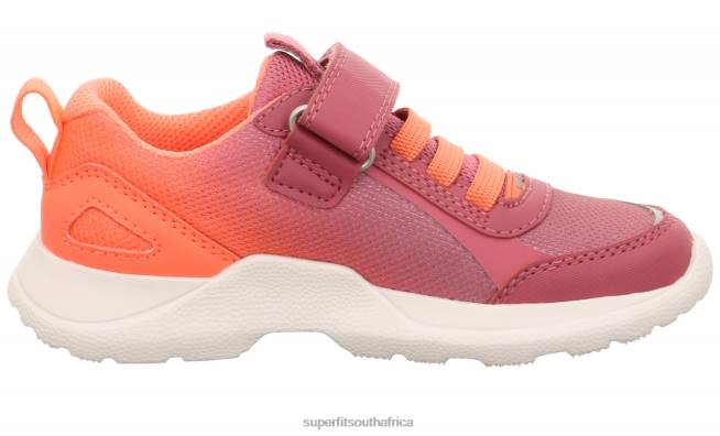 RUSH - Sneakers low with Velcro Fastener Kids  Teens Pink/Orange NLL0521 Superfit Sneakers