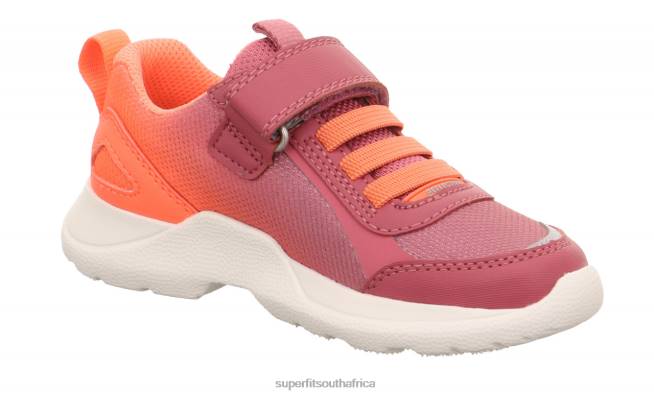 RUSH - Sneakers low with Velcro Fastener Kids  Teens Pink/Orange NLL0521 Superfit Sneakers