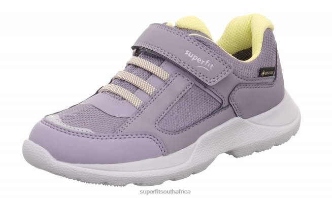 RUSH - Sneakers low with Velcro Fastener Kids  Teens Purple/Yellow NLL0534 Superfit Sneakers