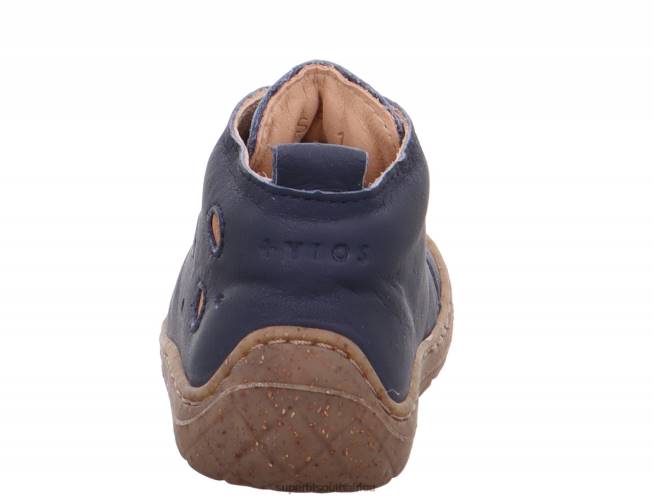 SATURNUS - Sneakers low with Lacing Babies Blue/Brown NLL0263 Superfit Low Sneakers