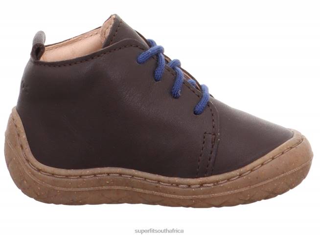 SATURNUS - Sneakers low with Lacing Babies Brown/Blue NLL0402 Superfit Low Sneakers