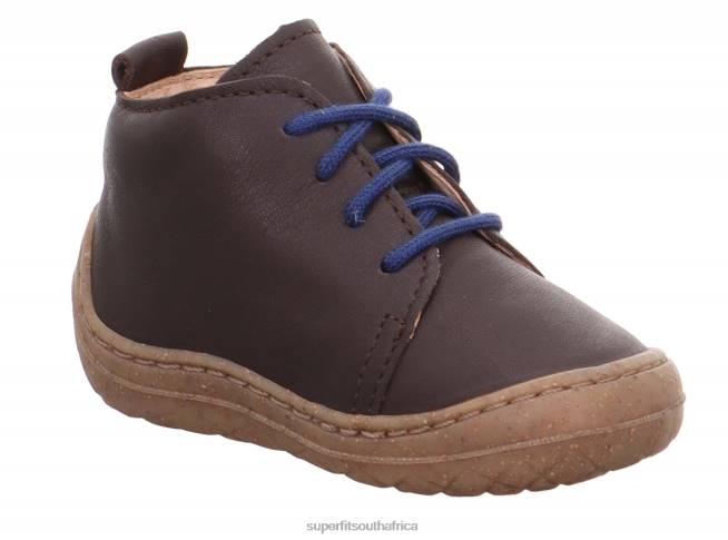 SATURNUS - Sneakers low with Lacing Babies Brown/Blue NLL0402 Superfit Low Sneakers