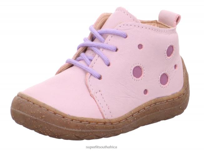 SATURNUS - Sneakers low with Lacing Babies Old Rose/Dhalia NLL0297 Superfit Low Sneakers