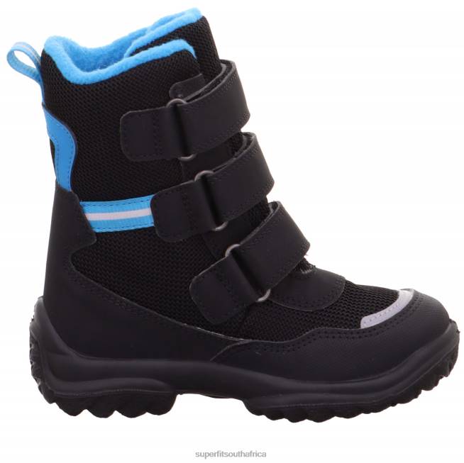 SNOWCAT - Boot with Velcro Fastener Babies Black/Blue NLL0481 Superfit Boots