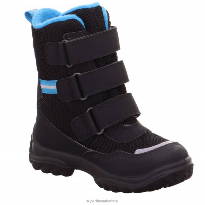 SNOWCAT - Boot with Velcro Fastener Babies Black/Blue NLL0481 Superfit Boots