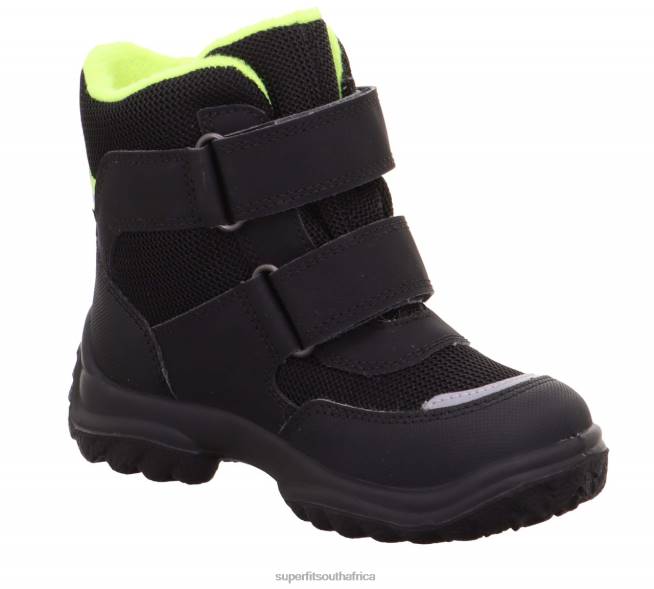 SNOWCAT - Boot with Velcro Fastener Babies Black/Yellow NLL0493 Superfit Boots