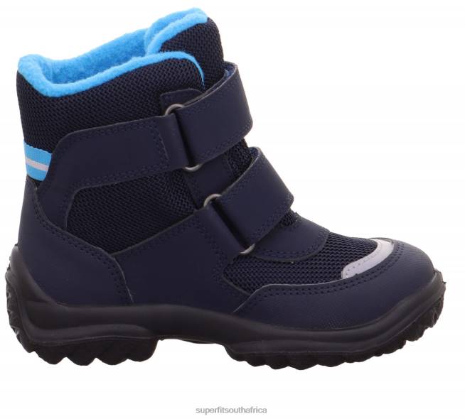 SNOWCAT - Boot with Velcro Fastener Babies Blue NLL0488 Superfit Boots