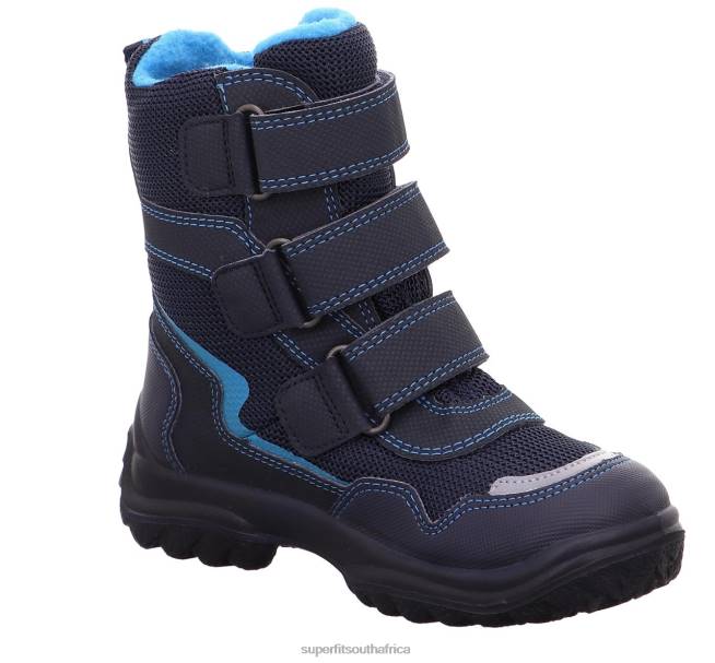 SNOWCAT - Boot with Velcro Fastener Babies Blue NLL0499 Superfit Boots