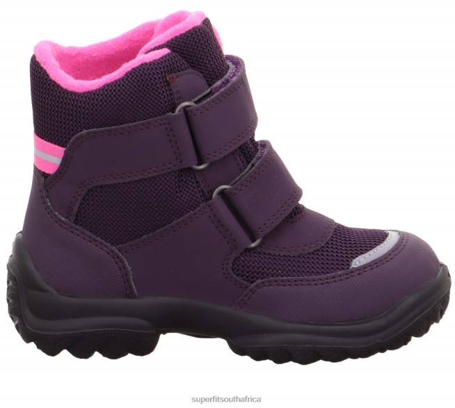 SNOWCAT - Boot with Velcro Fastener Babies Purple/Pink NLL0485 Superfit Boots