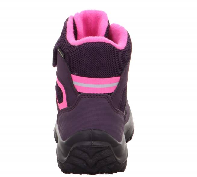 SNOWCAT - Boot with Velcro Fastener Babies Purple/Pink NLL0485 Superfit Boots