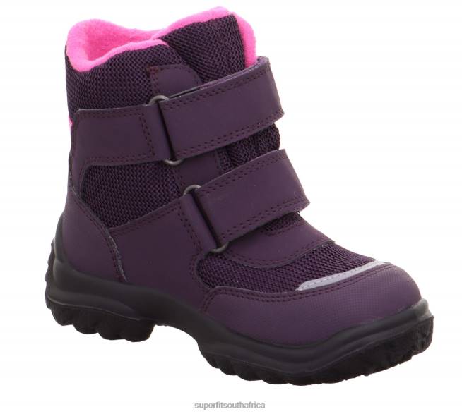 SNOWCAT - Boot with Velcro Fastener Babies Purple/Pink NLL0485 Superfit Boots