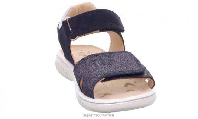 SPARKLE - Sandal with Velcro Fastener Toddlers Blue NLL0620 Superfit Sandals