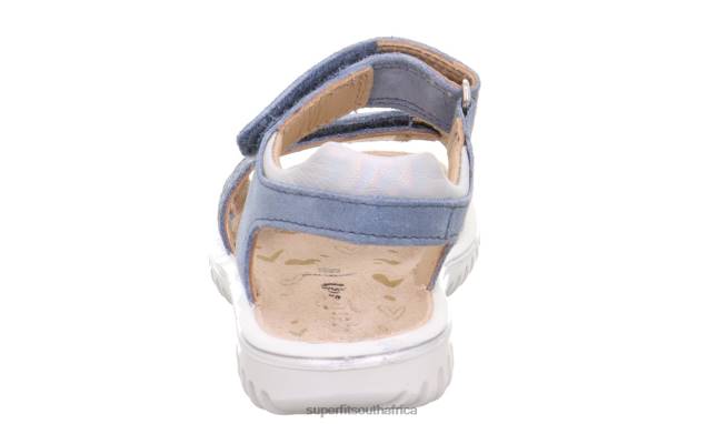 SPARKLE - Sandal with Velcro Fastener Toddlers Blue NLL0678 Superfit Sandals