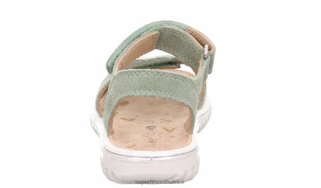 SPARKLE - Sandal with Velcro Fastener Toddlers Light Green NLL0672 Superfit Sandals