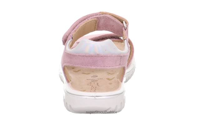 SPARKLE - Sandal with Velcro Fastener Toddlers Pink NLL0686 Superfit Sandals