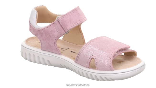 SPARKLE - Sandal with Velcro Fastener Toddlers Pink NLL0686 Superfit Sandals