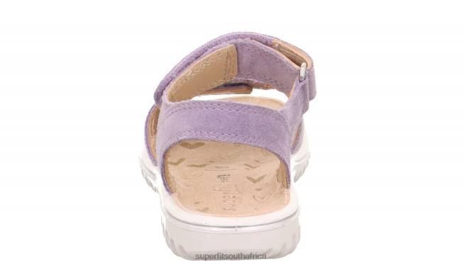 SPARKLE - Sandal with Velcro Fastener Toddlers Purple NLL0618 Superfit Sandals