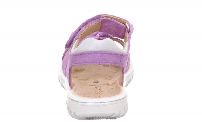 SPARKLE - Sandal with Velcro Fastener Toddlers Purple NLL0632 Superfit Sandals