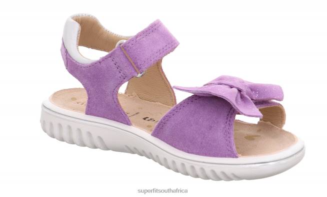 SPARKLE - Sandal with Velcro Fastener Toddlers Purple NLL0632 Superfit Sandals