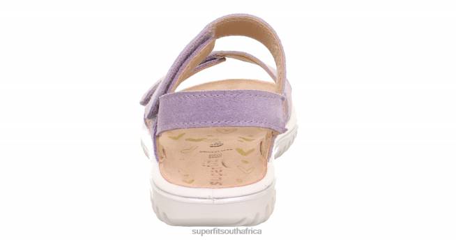 SPARKLE - Sandal with Velcro Fastener Toddlers Purple NLL0645 Superfit Sandals