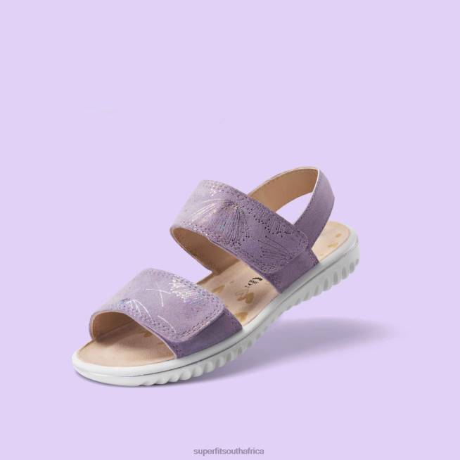 SPARKLE - Sandal with Velcro Fastener Toddlers Purple NLL0645 Superfit Sandals