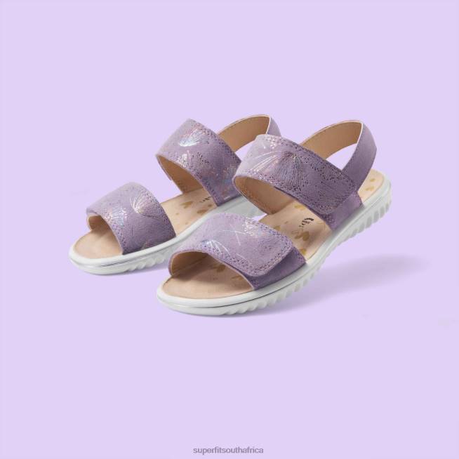 SPARKLE - Sandal with Velcro Fastener Toddlers Purple NLL0645 Superfit Sandals