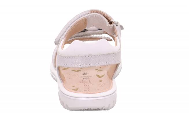 SPARKLE - Sandal with Velcro Fastener Toddlers White NLL0625 Superfit Sandals