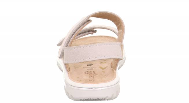 SPARKLE - Sandal with Velcro Fastener Toddlers White NLL0656 Superfit Sandals