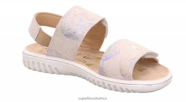 SPARKLE - Sandal with Velcro Fastener Toddlers White NLL0656 Superfit Sandals