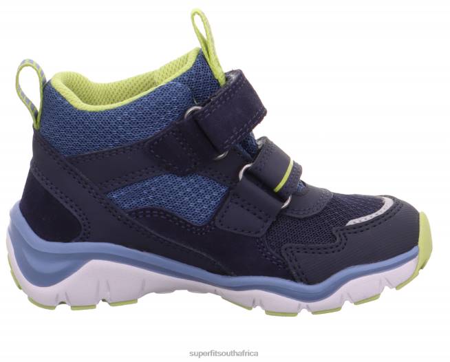 SPORT5 - Sneakers high with Velcro Fastener Babies Blue/Light Green NLL0383 Superfit High Sneakers