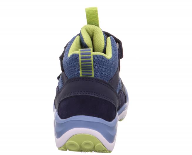 SPORT5 - Sneakers high with Velcro Fastener Babies Blue/Light Green NLL0383 Superfit High Sneakers