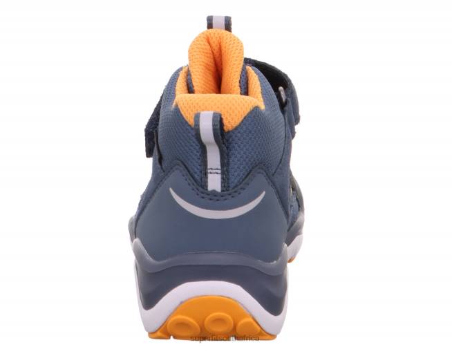 SPORT5 - Sneakers high with Velcro Fastener Babies Blue/Orange NLL0406 Superfit High Sneakers