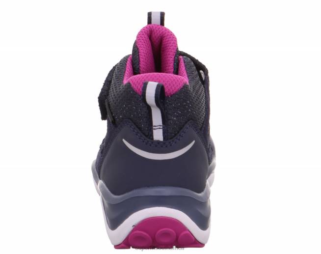 SPORT5 - Sneakers high with Velcro Fastener Babies Blue/Pink NLL0388 Superfit High Sneakers