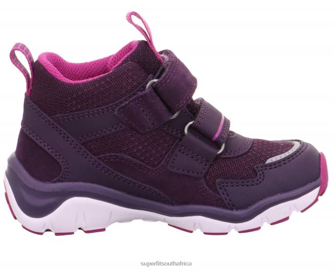 SPORT5 - Sneakers high with Velcro Fastener Babies Purple/Pink NLL0418 Superfit High Sneakers