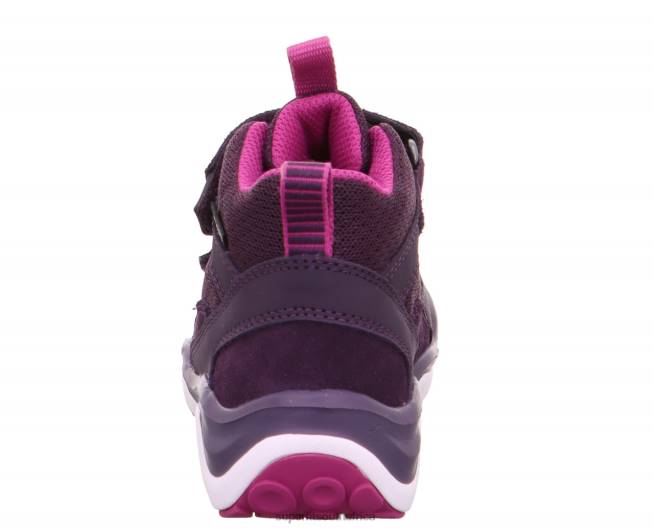 SPORT5 - Sneakers high with Velcro Fastener Babies Purple/Pink NLL0418 Superfit High Sneakers